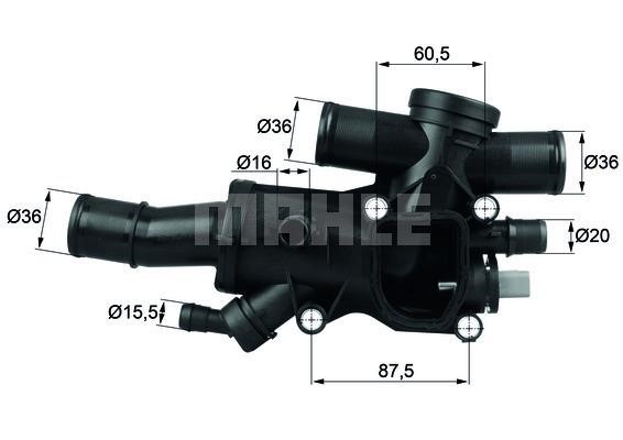 Wilmink Group WG1217535 Thermostat, coolant WG1217535: Buy near me in Poland at 2407.PL - Good price!