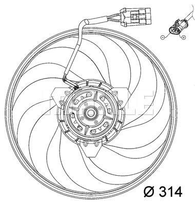 Wilmink Group WG2180510 Hub, engine cooling fan wheel WG2180510: Buy near me in Poland at 2407.PL - Good price!