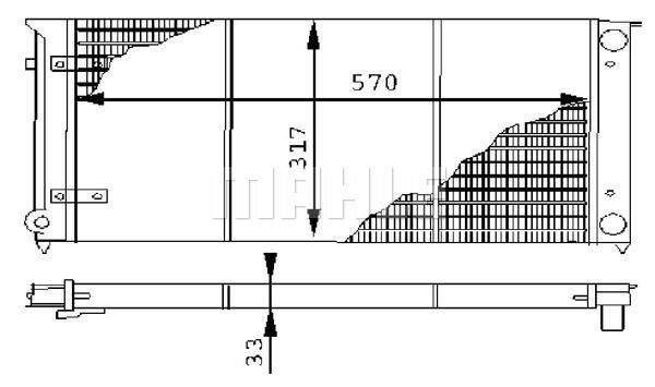 Wilmink Group WG2183583 Радіатор охолодження двигуна WG2183583: Приваблива ціна - Купити у Польщі на 2407.PL!