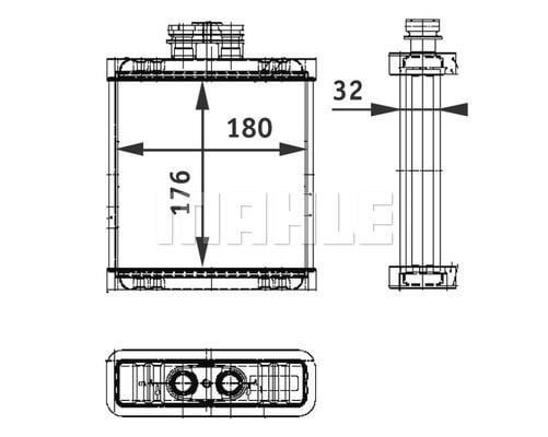 Wilmink Group WG2180192 Heat exchanger, interior heating WG2180192: Buy near me in Poland at 2407.PL - Good price!