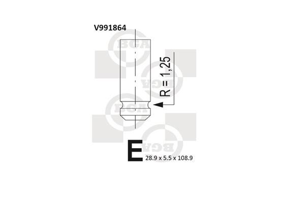 Wilmink Group WG1491608 Клапан випускний WG1491608: Приваблива ціна - Купити у Польщі на 2407.PL!