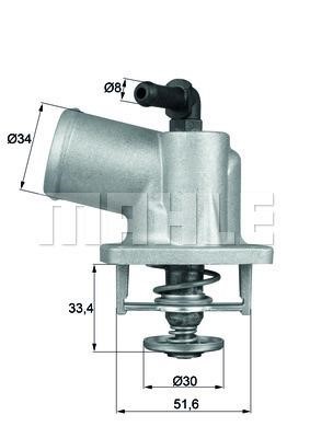 Wilmink Group WG1217694 Thermostat, coolant WG1217694: Buy near me in Poland at 2407.PL - Good price!