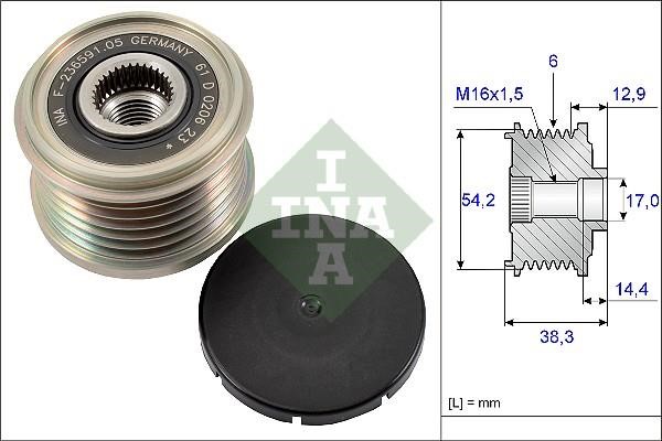 Wilmink Group WG1253766 Freewheel clutch, alternator WG1253766: Buy near me at 2407.PL in Poland at an Affordable price!