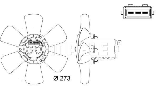 Wilmink Group WG2180896 Hub, engine cooling fan wheel WG2180896: Buy near me in Poland at 2407.PL - Good price!