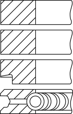 Wilmink Group WG1187703 Piston Ring Kit WG1187703: Buy near me in Poland at 2407.PL - Good price!