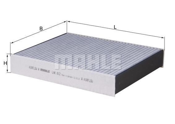 Activated Carbon Cabin Filter Wilmink Group WG1215716