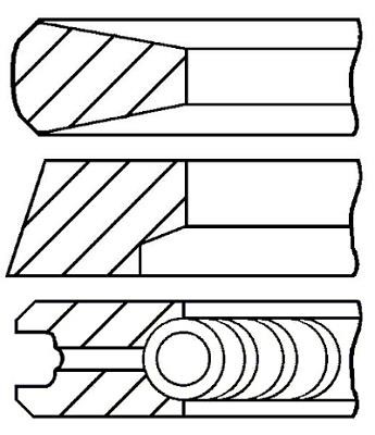 Wilmink Group WG1187581 Кільця поршневі, комплект WG1187581: Приваблива ціна - Купити у Польщі на 2407.PL!