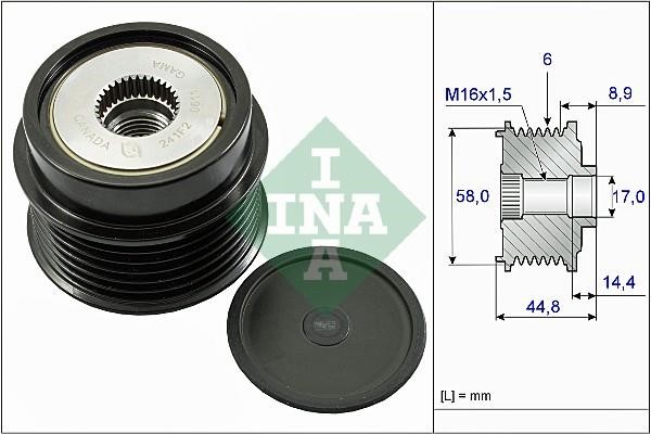 Wilmink Group WG1253830 Freewheel clutch, alternator WG1253830: Buy near me at 2407.PL in Poland at an Affordable price!