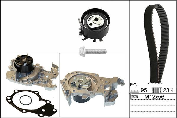 Wilmink Group WG1251419 TIMING BELT KIT WITH WATER PUMP WG1251419: Buy near me at 2407.PL in Poland at an Affordable price!