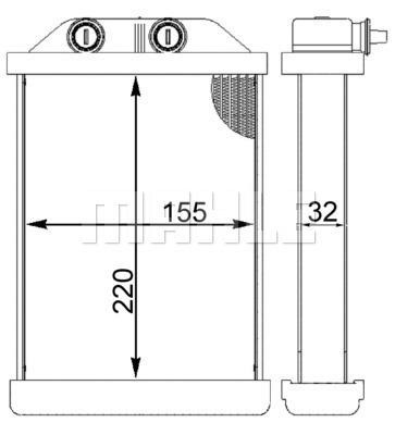 Wilmink Group WG2180099 Heat exchanger, interior heating WG2180099: Buy near me in Poland at 2407.PL - Good price!