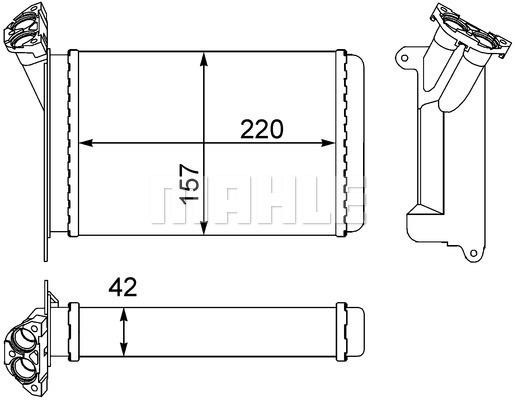 Wilmink Group WG2180221 Wärmetauscher, innenraumheizung WG2180221: Kaufen Sie zu einem guten Preis in Polen bei 2407.PL!