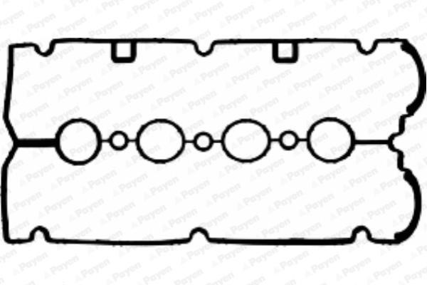Wilmink Group WG1091077 Gasket, cylinder head cover WG1091077: Buy near me in Poland at 2407.PL - Good price!