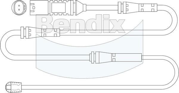 Bendix USA BWS1156 Датчик, знос гальмівної накладки BWS1156: Приваблива ціна - Купити у Польщі на 2407.PL!