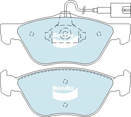 Bendix USA DB2037 HD Гальмівні колодки, комплект DB2037HD: Купити у Польщі - Добра ціна на 2407.PL!