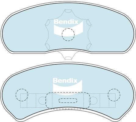 Bendix USA DB1045 GCT Тормозные колодки дисковые, комплект DB1045GCT: Отличная цена - Купить в Польше на 2407.PL!