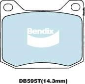 Bendix USA DB595T GCT Brake Pad Set, disc brake DB595TGCT: Buy near me in Poland at 2407.PL - Good price!