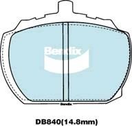 Bendix USA DB840 GCT Гальмівні колодки, комплект DB840GCT: Приваблива ціна - Купити у Польщі на 2407.PL!