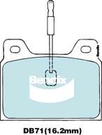 Bendix USA DB71 GCT Тормозные колодки дисковые, комплект DB71GCT: Отличная цена - Купить в Польше на 2407.PL!