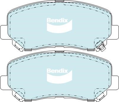 Bendix USA DB2226 HD Klocki hamulcowe, zestaw DB2226HD: Atrakcyjna cena w Polsce na 2407.PL - Zamów teraz!