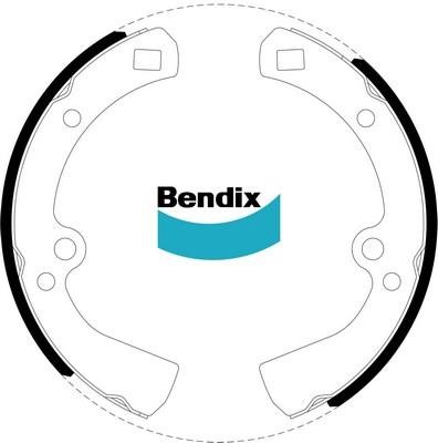 Bendix USA BS1043 Brake shoe set BS1043: Buy near me in Poland at 2407.PL - Good price!
