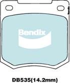 Bendix USA DB535 GCT Тормозные колодки дисковые, комплект DB535GCT: Отличная цена - Купить в Польше на 2407.PL!