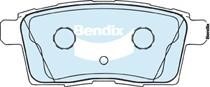 Bendix USA DB1917 -4WD Brake Pad Set, disc brake DB19174WD: Buy near me in Poland at 2407.PL - Good price!
