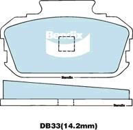 Bendix USA DB33 GCT Тормозные колодки дисковые, комплект DB33GCT: Купить в Польше - Отличная цена на 2407.PL!
