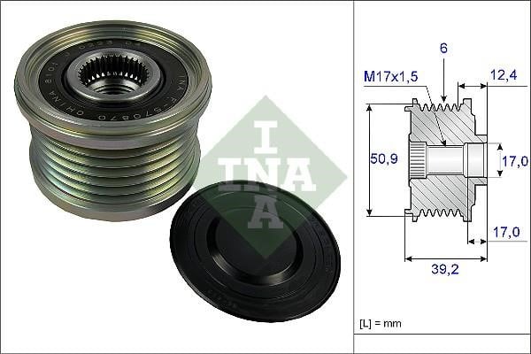 Wilmink Group WG1253814 Freewheel clutch, alternator WG1253814: Buy near me at 2407.PL in Poland at an Affordable price!