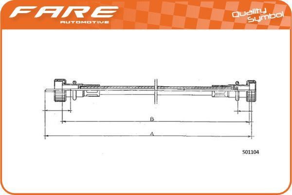 Fare 27410 Tacho Shaft 27410: Buy near me in Poland at 2407.PL - Good price!