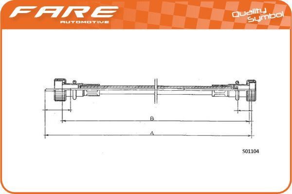 Fare 27410 Тросик спидометра 27410: Отличная цена - Купить в Польше на 2407.PL!