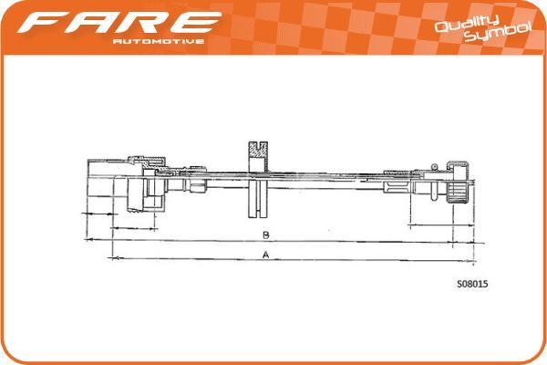 Fare 27574 Tacho Shaft 27574: Buy near me in Poland at 2407.PL - Good price!