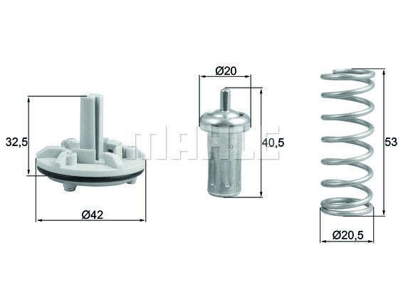 Wilmink Group WG1426546 Thermostat, coolant WG1426546: Buy near me in Poland at 2407.PL - Good price!