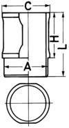 Wilmink Group WG1021555 Гильза двигателя WG1021555: Отличная цена - Купить в Польше на 2407.PL!