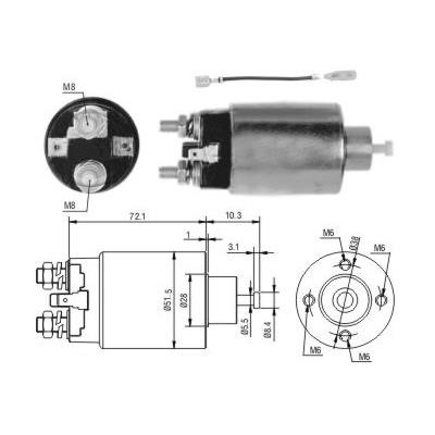 Wilmink Group WG1821431 Solenoid Switch, starter WG1821431: Buy near me in Poland at 2407.PL - Good price!