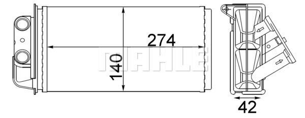 Wilmink Group WG2180093 Радиатор отопителя салона WG2180093: Отличная цена - Купить в Польше на 2407.PL!