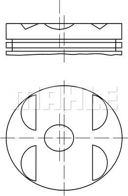 Wilmink Group WG1200185 Поршень WG1200185: Отличная цена - Купить в Польше на 2407.PL!