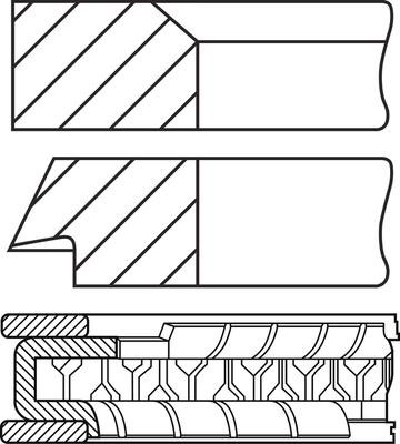 Wilmink Group WG2171357 Piston Ring Kit WG2171357: Buy near me in Poland at 2407.PL - Good price!