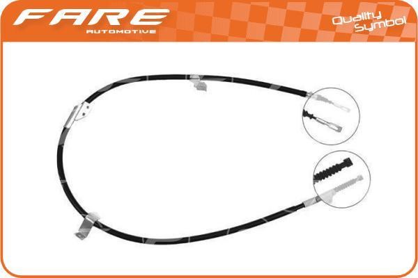 Fare 18534 Cable Pull, parking brake 18534: Buy near me in Poland at 2407.PL - Good price!