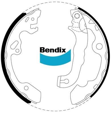 Bendix USA BS5011 Brake shoe set BS5011: Buy near me in Poland at 2407.PL - Good price!