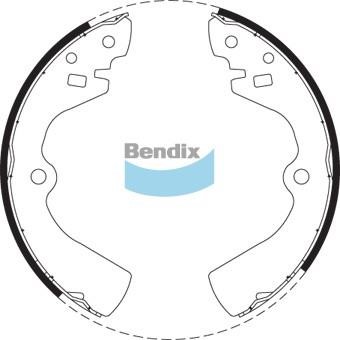 Bendix USA BS1656 Колодки тормозные барабанные, комплект BS1656: Отличная цена - Купить в Польше на 2407.PL!