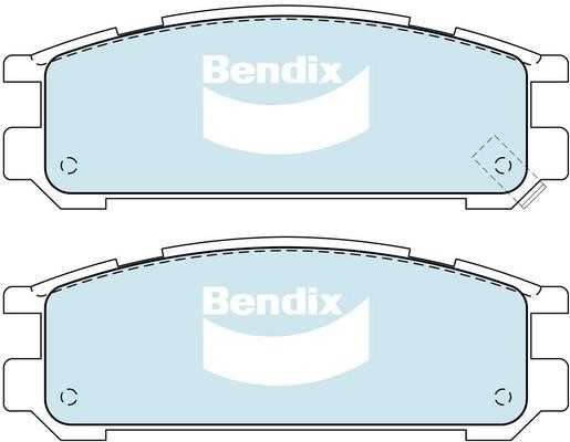 Bendix USA DB1186 HD Тормозные колодки дисковые, комплект DB1186HD: Отличная цена - Купить в Польше на 2407.PL!