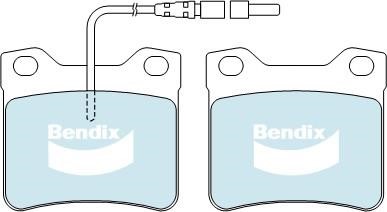 Bendix USA DB1988 HD Brake Pad Set, disc brake DB1988HD: Buy near me in Poland at 2407.PL - Good price!