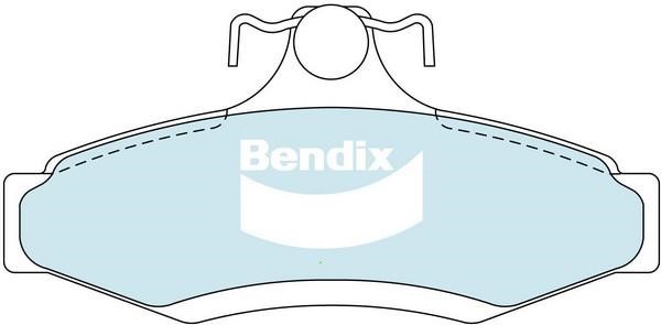 Bendix USA DB1204 GCT Brake Pad Set, disc brake DB1204GCT: Buy near me in Poland at 2407.PL - Good price!