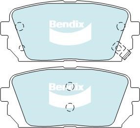 Bendix USA DB2175 HD Гальмівні колодки, комплект DB2175HD: Приваблива ціна - Купити у Польщі на 2407.PL!