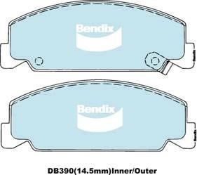 Bendix USA DB390 GCT Brake Pad Set, disc brake DB390GCT: Buy near me in Poland at 2407.PL - Good price!