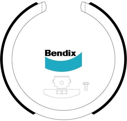 Bendix USA BS3241 Szczęki hamulcowe, zestaw BS3241: Dobra cena w Polsce na 2407.PL - Kup Teraz!