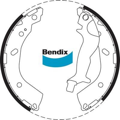 Bendix USA BS1780 Brake shoe set BS1780: Buy near me in Poland at 2407.PL - Good price!
