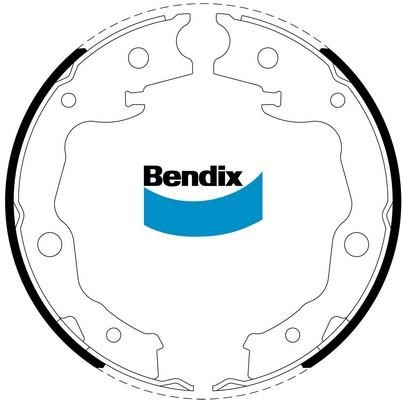 Bendix USA BS5257 Parking brake shoes BS5257: Buy near me in Poland at 2407.PL - Good price!