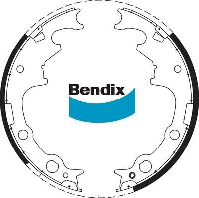 Bendix USA BS1715 Brake shoe set BS1715: Buy near me in Poland at 2407.PL - Good price!
