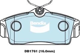 Bendix USA DB1761 GCT Brake Pad Set, disc brake DB1761GCT: Buy near me in Poland at 2407.PL - Good price!